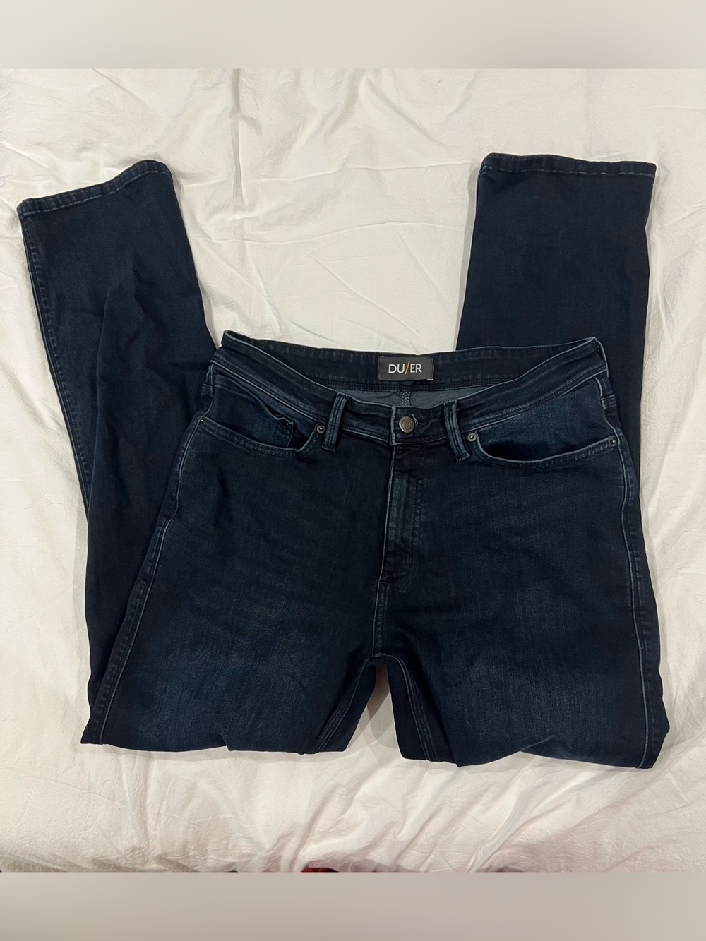 DU/ER Men’s Dark Wash Denim Pants